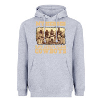 Heather Grey my heroes have always killed cowboys retro Heavyweight Hoodie - linhVisuals