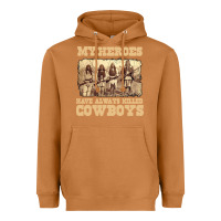Meerkat my heroes have always killed cowboys retro Heavyweight Hoodie - linhVisuals