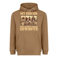 Toasted Coconut my heroes have always killed cowboys retro Heavyweight Hoodie - linhVisuals