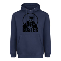 Navy buster keaton Heavyweight Hoodie - linhVisuals