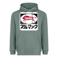 Sage bullmark Heavyweight Hoodie - linhVisuals