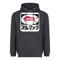 Smoke bullmark Heavyweight Hoodie - linhVisuals