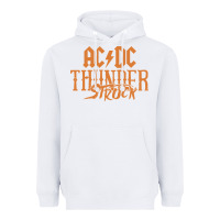 White thunderstruck Heavyweight Hoodie - linhVisuals