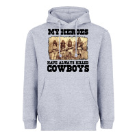 My Heroes Have Always Killed Cowboys Retro Heavyweight Hoodie | Teevron