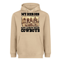 Mushroom my heroes have always killed cowboys retro Heavyweight Hoodie - linhVisuals
