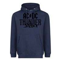 Navy thunderstruck Heavyweight Hoodie - linhVisuals