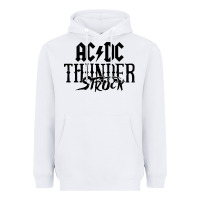 White thunderstruck Heavyweight Hoodie - linhVisuals