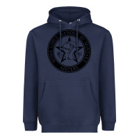 Navy some girls wander by mistake Heavyweight Hoodie - linhVisuals
