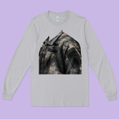 English Pointer Us Army Long Sleeve Tee Designed By Ranaportraitstore