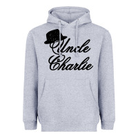 Heather Grey charlie wilson music Heavyweight Hoodie - linhVisuals