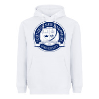 White Southern New Hampshire University Heavyweight Hoodie - linhVisuals