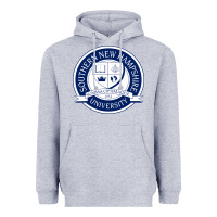 Heather Grey Southern New Hampshire University Heavyweight Hoodie - linhVisuals
