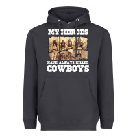 Smoke my heroes have always killed cowboys retro Heavyweight Hoodie - linhVisuals