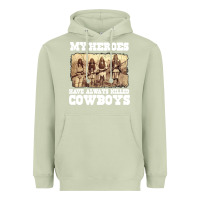 Matcha my heroes have always killed cowboys retro Heavyweight Hoodie - linhVisuals
