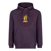 Plum Tuskegee University Heavyweight Hoodie - linhVisuals