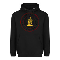 Black Tuskegee University Heavyweight Hoodie - linhVisuals