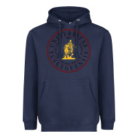 Navy Tuskegee University Heavyweight Hoodie - linhVisuals