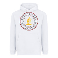 White Tuskegee University Heavyweight Hoodie - linhVisuals