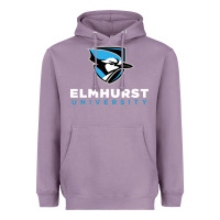 Lavender elmhurst university Heavyweight Hoodie - linhVisuals