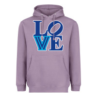 Lavender villanova love Heavyweight Hoodie - linhVisuals