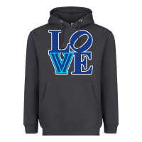 Smoke villanova love Heavyweight Hoodie - linhVisuals