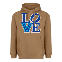 Toasted Coconut villanova love Heavyweight Hoodie - linhVisuals