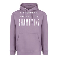 Lavender pittsburgh city of champyinz steel city Heavyweight Hoodie - linhVisuals