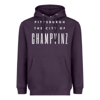 Plum pittsburgh city of champyinz steel city Heavyweight Hoodie - linhVisuals