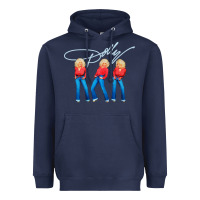 Navy dolly musician Heavyweight Hoodie - linhVisuals