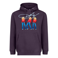 Plum dolly musician Heavyweight Hoodie - linhVisuals