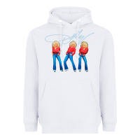White dolly musician Heavyweight Hoodie - linhVisuals