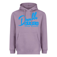 Lavender double deuce bar Heavyweight Hoodie - linhVisuals