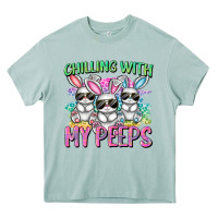 Arona chilling with my peeps easter bunnies cowgirl cowg Heavy Core Tee - CowGirlArtShop