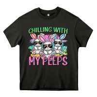 Asphalt chilling with my peeps easter bunnies cowgirl cowg Heavy Core Tee - CowGirlArtShop