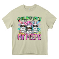 Mossy chilling with my peeps easter bunnies cowgirl cowg Heavy Core Tee - CowGirlArtShop