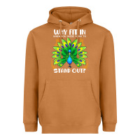 Meerkat peacock inspired beautiful color bird (3) Heavyweight Hoodie - linhVisuals