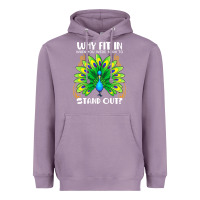 Lavender peacock inspired beautiful color bird (3) Heavyweight Hoodie - linhVisuals