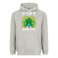 Moon Dust peacock inspired beautiful color bird (3) Heavyweight Hoodie - linhVisuals
