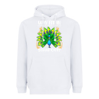White peacock inspired beautiful color bird (3) Heavyweight Hoodie - linhVisuals