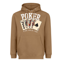 Toasted Coconut poker all in royal flush lucky casino Heavyweight Hoodie - linhVisuals