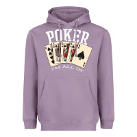 Lavender poker all in royal flush lucky casino Heavyweight Hoodie - linhVisuals