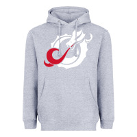 Heather Grey MSUM Dragons, Gear Heavyweight Hoodie - linhVisuals