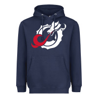 Navy MSUM Dragons, Gear Heavyweight Hoodie - linhVisuals