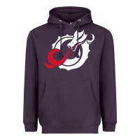 Plum MSUM Dragons, Gear Heavyweight Hoodie - linhVisuals