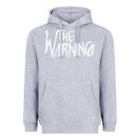 Heather Grey THE WARNING Heavyweight Hoodie - linhVisuals