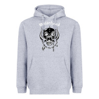 Heather Grey MUSIC ROCK Heavyweight Hoodie - linhVisuals