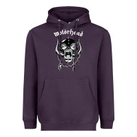 Plum MUSIC ROCK Heavyweight Hoodie - linhVisuals
