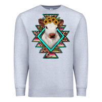 Heather Grey heifer cowhide aztec Premium Sweatshirt - JahusDesignShop