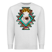 Oatmeal Heather heifer cowhide aztec Premium Sweatshirt - JahusDesignShop