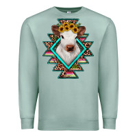 Seafoam heifer cowhide aztec Premium Sweatshirt - JahusDesignShop